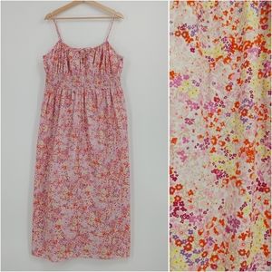 H&M | floral print midi dress